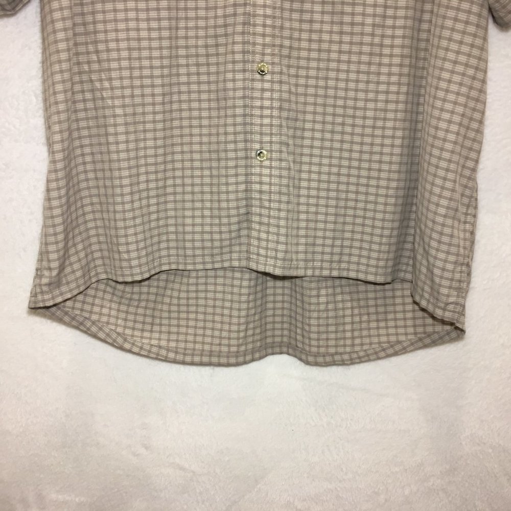 Simms Short Sleeve Button Up Long Tail New - image 8